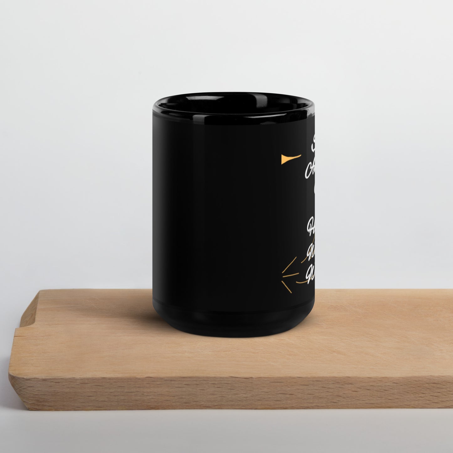 God Did – Black Glossy Christian Mug | Inspirational Coffee Cup