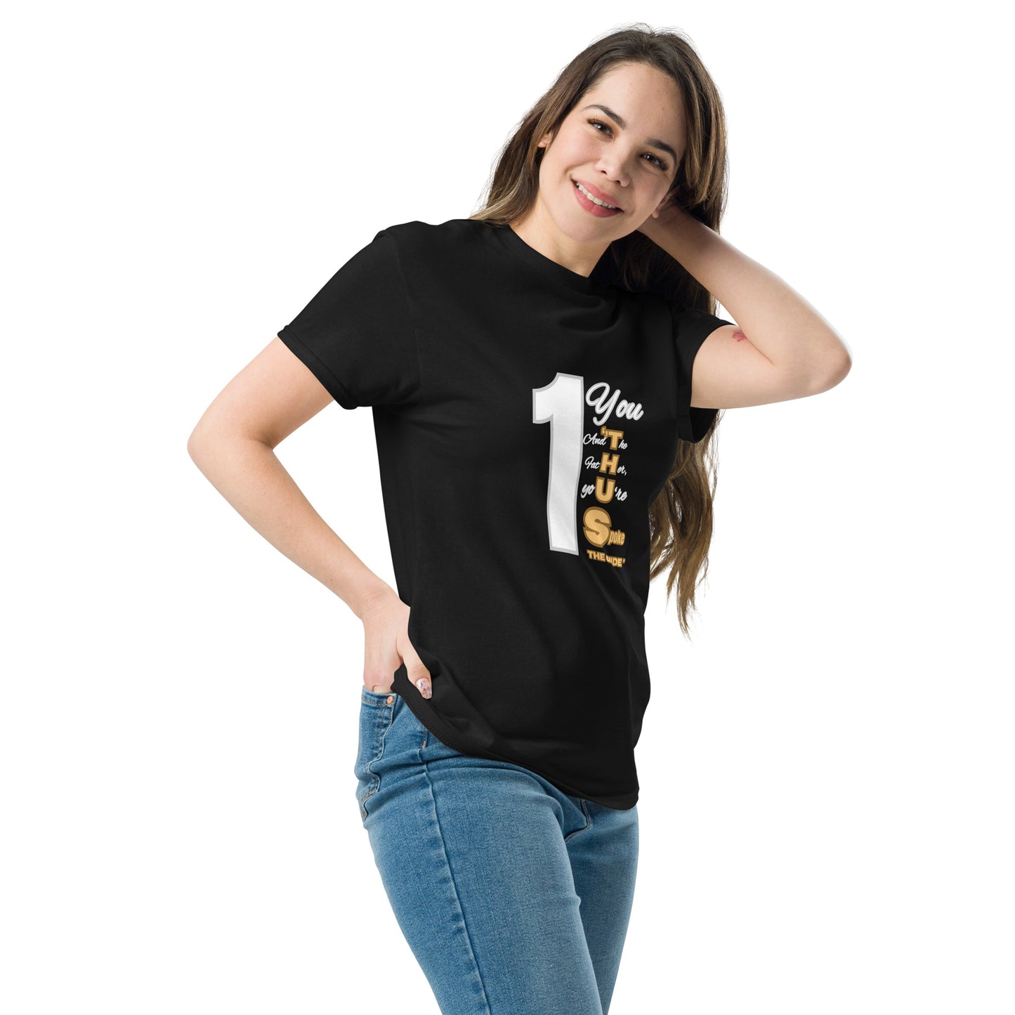 Thus Spoke the Guide – Black Unisex Classic Christian T-Shirt | Inspirational Faith Tee