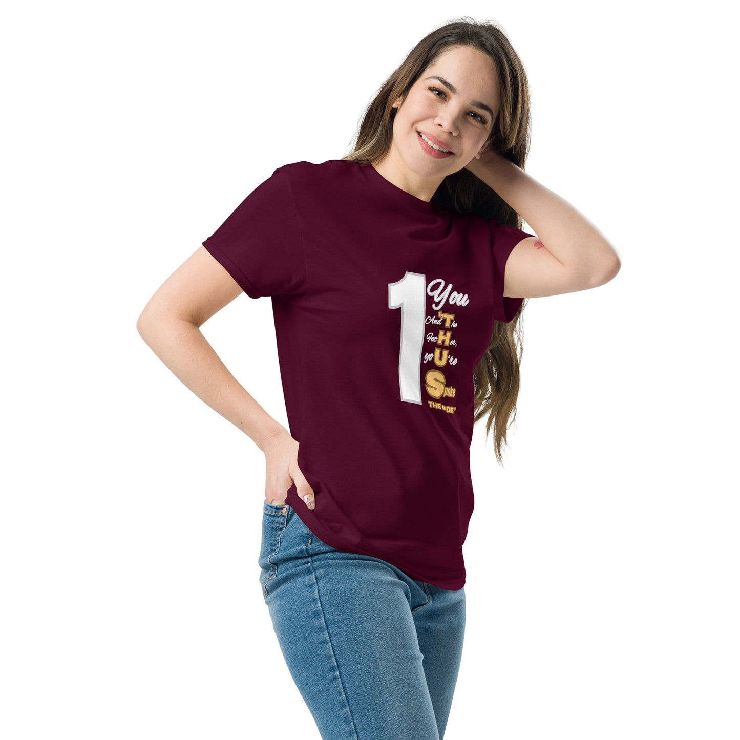 Thus Spoke the Guide – Black Unisex Classic Christian T-Shirt | Inspirational Faith Tee