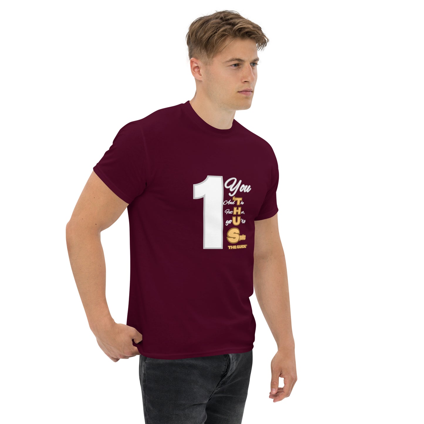 Thus Spoke the Guide – Black Unisex Classic Christian T-Shirt | Inspirational Faith Tee