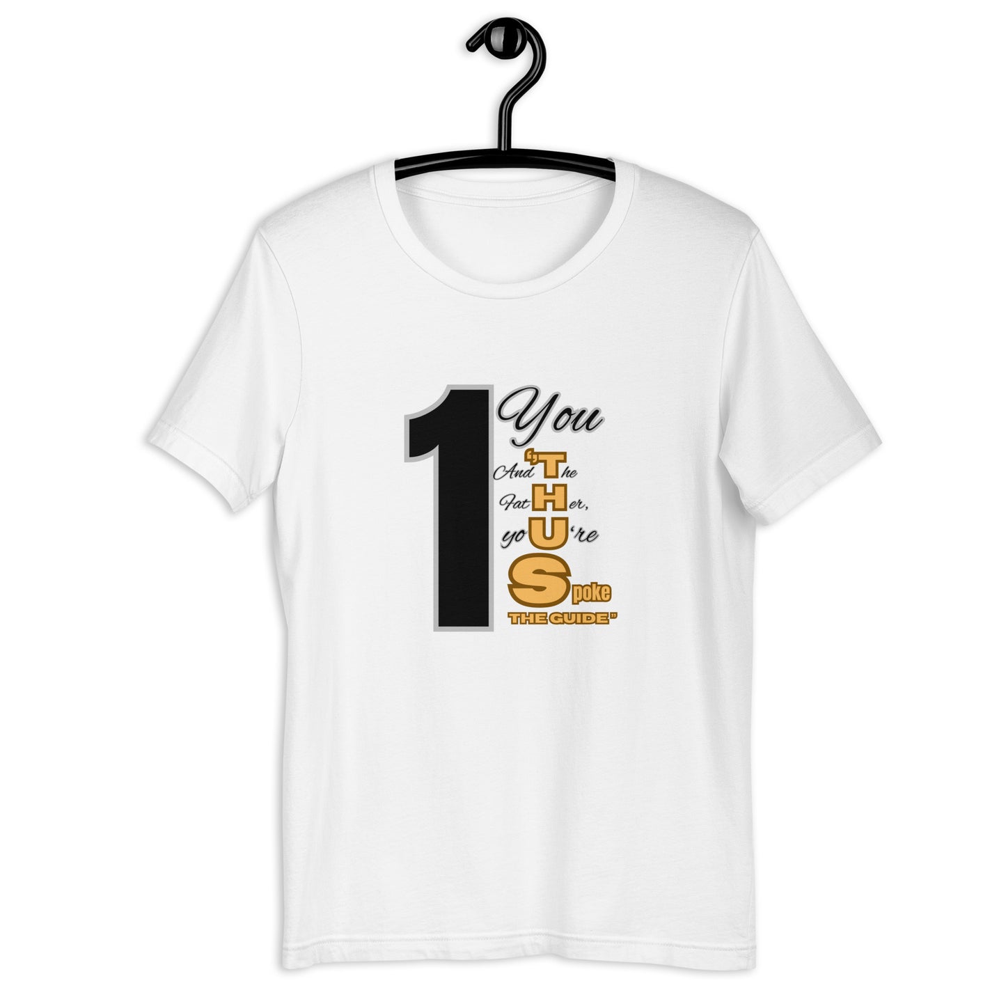 Thus Spoke the Guide – White Unisex Classic Christian T-Shirt | Inspirational Faith Tee