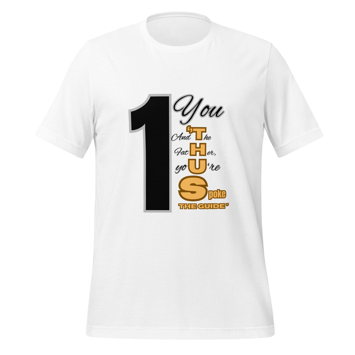 Thus Spoke the Guide – White Unisex Classic Christian T-Shirt | Inspirational Faith Tee