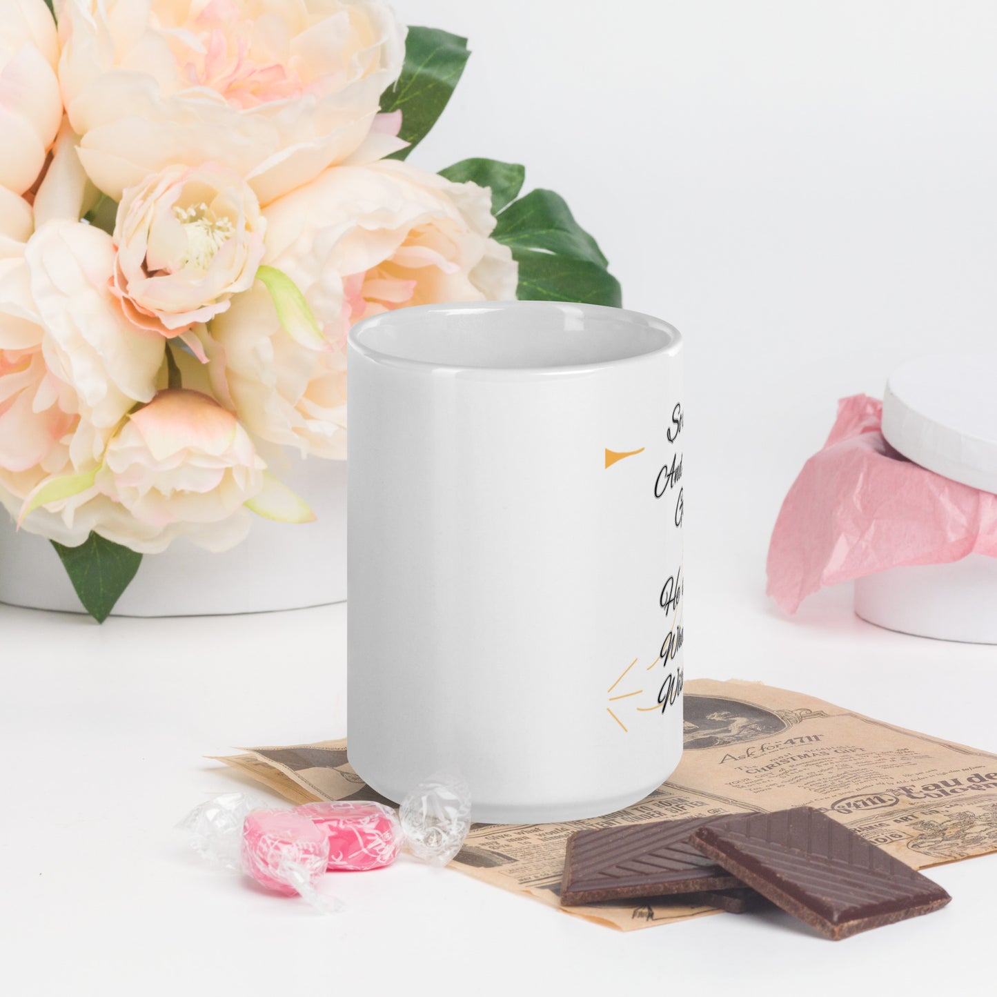 God Did – White Glossy Christian Mug | Inspirational Coffee Cup