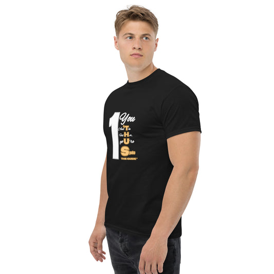 Thus Spoke the Guide – Black Unisex Classic Christian T-Shirt | Inspirational Faith Tee